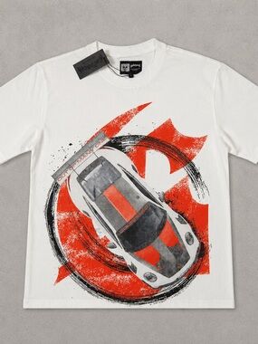 GodSpeed White Porsche 911 T Shirt